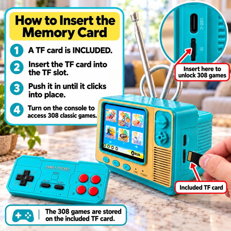 RETROVA Handheld Gaming Console
