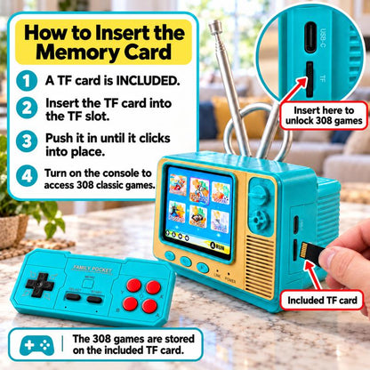 RETROVA Handheld Gaming Console
