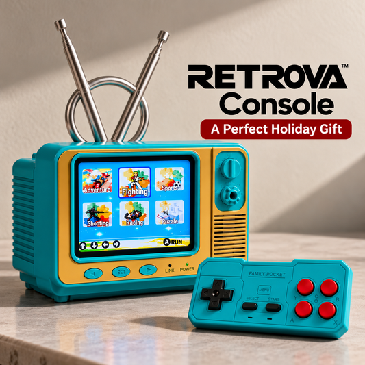 RETROVA Handheld Gaming Console