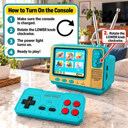 RETROVA Handheld Gaming Console